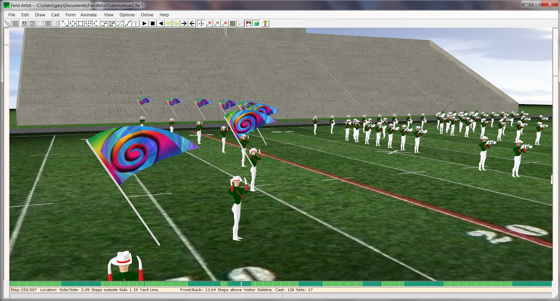 Marching Band And Drum Corps Drill Design Software