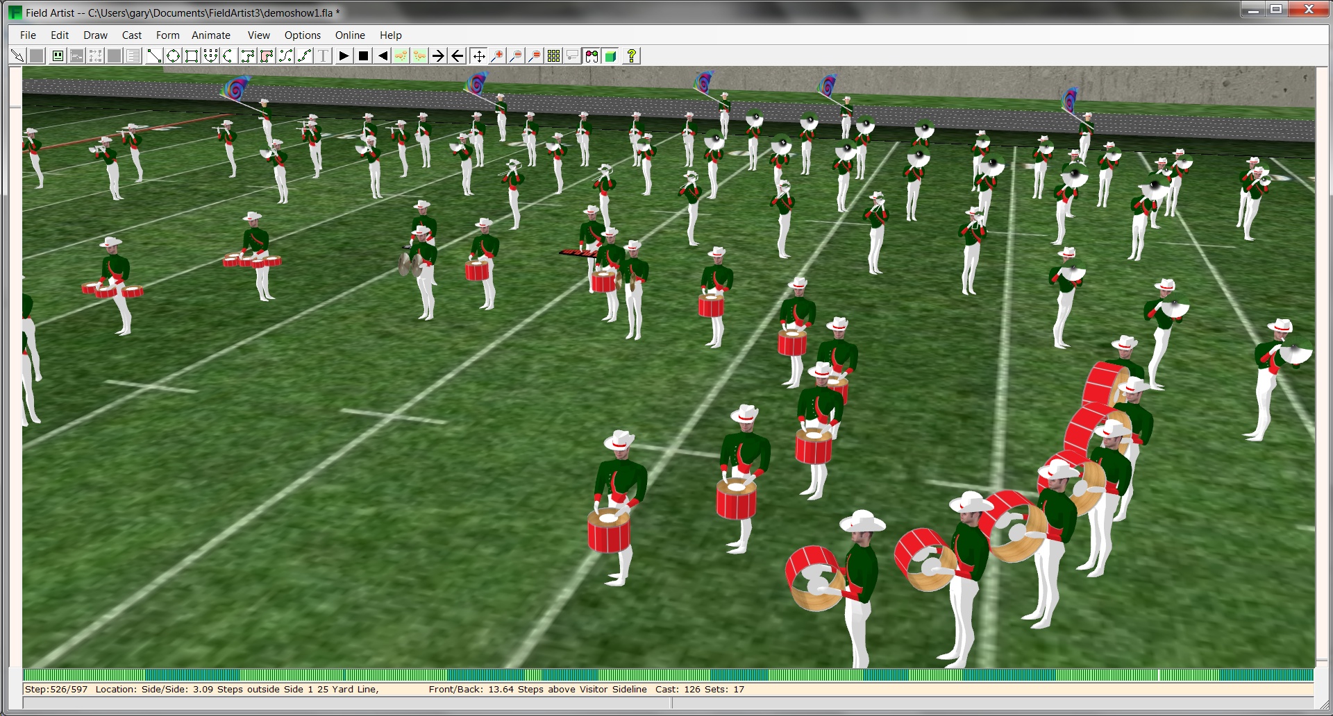 Marching Band And Drum Corps Drill Design Software
